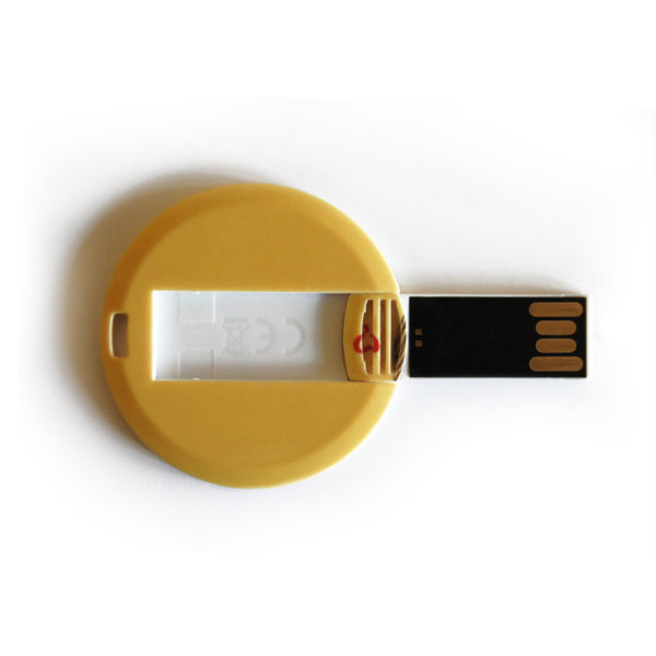 żółty pendrive