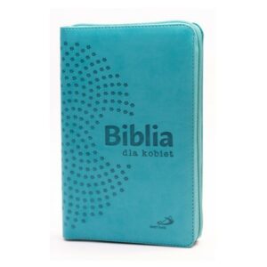 Biblia dla kobiet turkusowa (zamek + paginacja)