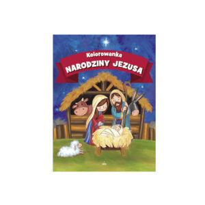 Narodziny Jezusa - kolorowanka + farby
